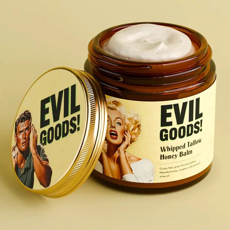 Evil Goods®  Sebo de Res 60 ml! Restauración profunda para tu piel